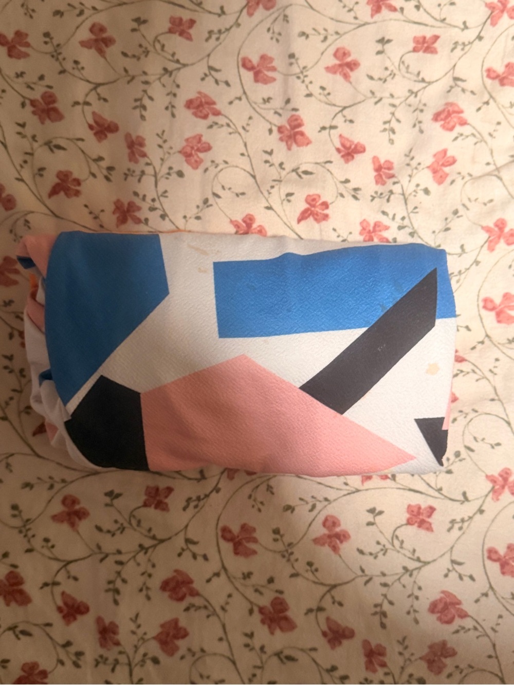 SHEIN Multicolor Geometric Colorblock Bomber Jacket - Picture 4 of 15